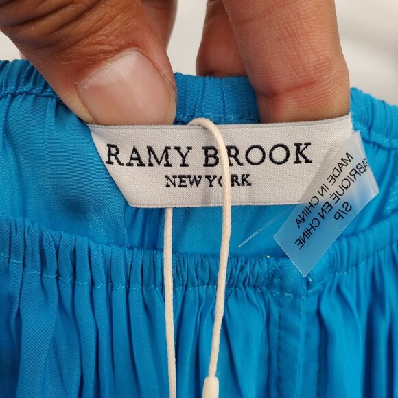 Ramy Brook Kylo Top Women Size Small NWT Flutter Sleeves Spring Summer Casual - Picture 6 of 16